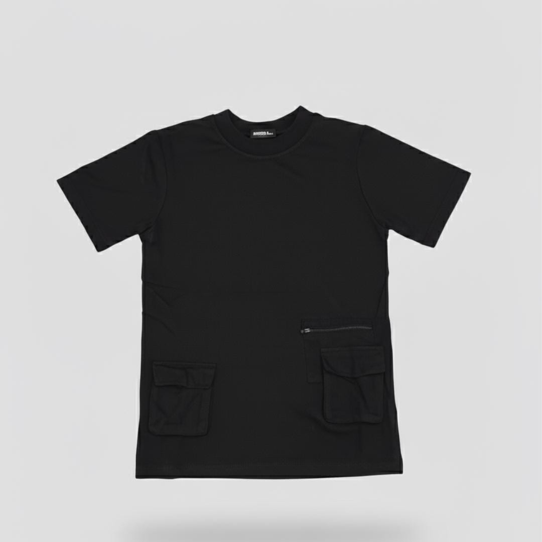 SAS Kids Cargo Pocket Tee & Jogger Set | Streetwear Comfort Outfit