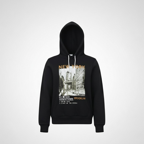 SAS Kids Black Hoodie Set | New York Downtown Streetwear